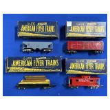 (4) GILBERT AMERICAN FLYER TRAINS 3/16" SCALE