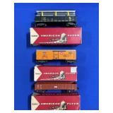 (3) GILBERT AMERICAN FLYERS 3/16" SCALE TRAINS