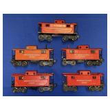 (5) LIONEL TRAIN CABOOSES NO 4776-18