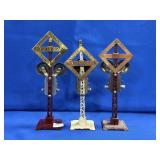 (3) RAILROAD CROSSING SIGNS