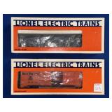 (2) LIONEL TRAINS GREAT NORTHERN DOUBLE DOOR BOX