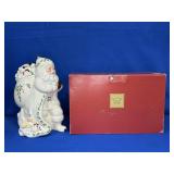 LENOX HOLIDAY SANTA COOKIE JAR