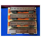 LIONEL TRAIN MADISON CARS O GAUGE 3 CAR SET
