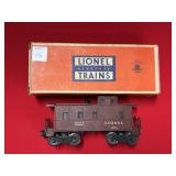 LIONEL TRAINS NO. 6557 ILLUMINATED SMOKE CABOOSE