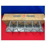 LIONEL TRAINS NO 317 TRESTLE BRIDGE WITH BOX