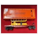 LIONEL TRAINS NO. 6812 TRACK MAINTENECE CAR W/BOX