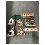 DECORATIVE HOUSES: HANDMADE, SANTA