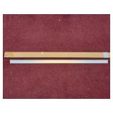 64 1/8" BLIND (NEW) CLOTH PLEATED/ROMAN WHITE