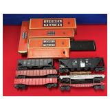 (7) LIONEL TRAINS (5) HAVE BOXES TO INCLUDE: NO.