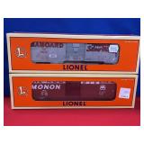 (2) LIONEL TRAINS WITH BOXES TO INCLUDE: NO.