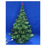 ATLANTIC MOLD CERAMIC CHRISTMAS TREE APPROX 22"