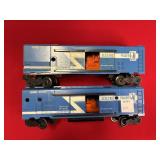 (2) LIONEL TRAINS NO 3530 GM BOX CARS