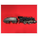 LIONEL TRAINS NO. 1665 ENGINE & 2033-B SLOPED
