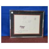 FRAMED MILLICENT TOMPKINS SIGNED PRINT
