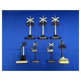 LIONEL TRAINS RAILROAD CROSSING POSTS (NO. 54, 140