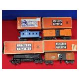 (4) LIONEL TRAINS WITH BOXES TO INCLUDE: NO.
