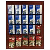 (12) 50 CT RED LED MICRO LIGHT STRINGS, (2) 50 CT