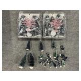 ASSORTED DECORATIVE PINE TREES WITH SNOW (LEMAX)