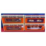 (4) LIONEL TRAINS WITH BOXES TO INCLUDE: NO.