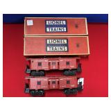 (2) LIONEL TRAINS NO. 6517 CABOOSE-BOTH WITH BOXES
