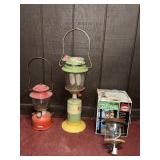 CENTURY PROPANE LANTERN & RED COLEMAN 63 LANTERN