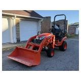 KUBOTA BX1880 SUB-COMPACT TRACTOR (168.4 HOURS)