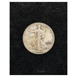 1942 SILVER WALKING LIBERTY HALF DOLLAR