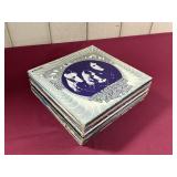 STACK OF CLASSIC VINYL RECORDS: CCR, THE BEATLES,