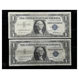1957 & 1957 B $1 SILVER CERTIFICATE STAR NOTES