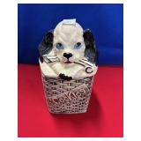 MCCOY DOG COOKIE JAR APPROX 10.5"