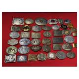 VARIOUS BELT BUCKLES
