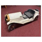 PLASTIC RIDE-A-LONG CHILDRENS CAR (MISSING PARTS)
