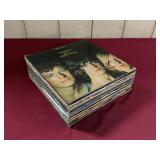 STACK OF VINYL RECORDS: PETER FRAMPTON, BOB DYLAN