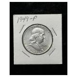 1949 FRANKLIN HALF DOLLAR