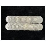 ROLL OF SILVER ROOSEVELT DIMES $5 FV