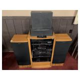 ONKYO SOUND SYSTEM W/SPEAKERS, TUNER, AMPLIFIER,