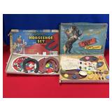 ROY ROGERS HORSESHOE SET & PAINT SET