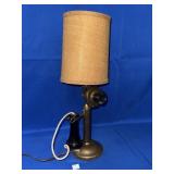 VINTAGE PHONE TURNED INTO TABLE LAMP