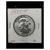 1955 FRANKLIN HALF DOLLAR
