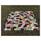 PATCHWORK STYLE QUILT 68" X 77"