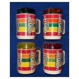 (4) VINTAGE SEALED DEKA LIFESAVERS PLASTIC CUPS
