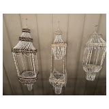 (PAIR) VINTAGE HANGING SEASHELL DECORATIONS