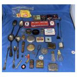 JUNK DRAWER LOT: ONEIDA TEA SPOON, ROBIN HOOD