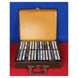 CASSETTE TAPES IN CASE: ZZ TOP, GENESIS, THE DOORS