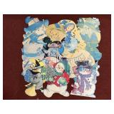 DIE CUT HALLOWEEN & CHRISTMAS WINDOW DECORATIONS