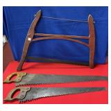 (3) HAND SAWS