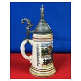 GERMANY STAMPED STEIN WITH KNIGHT