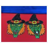 (2) WITCH HALLOWEEN POPCORN MOLDS