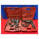 CRAFTSMAN 5.0 & 4.0 CORDED DRILLS IN CASES