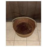 CAST IRON CAULDRON APPROX 22" X 21"